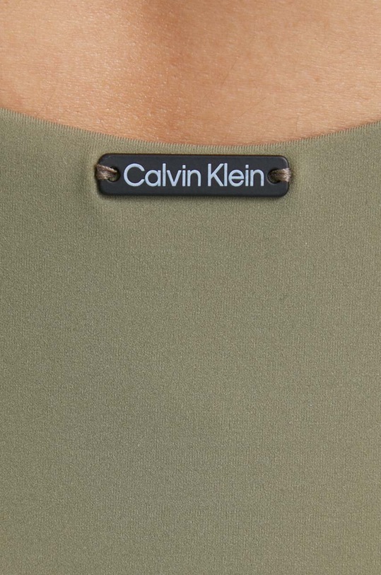 Calvin Klein jednoczęściowy strój kąpielowy KW0KW02051.PPYX zielony