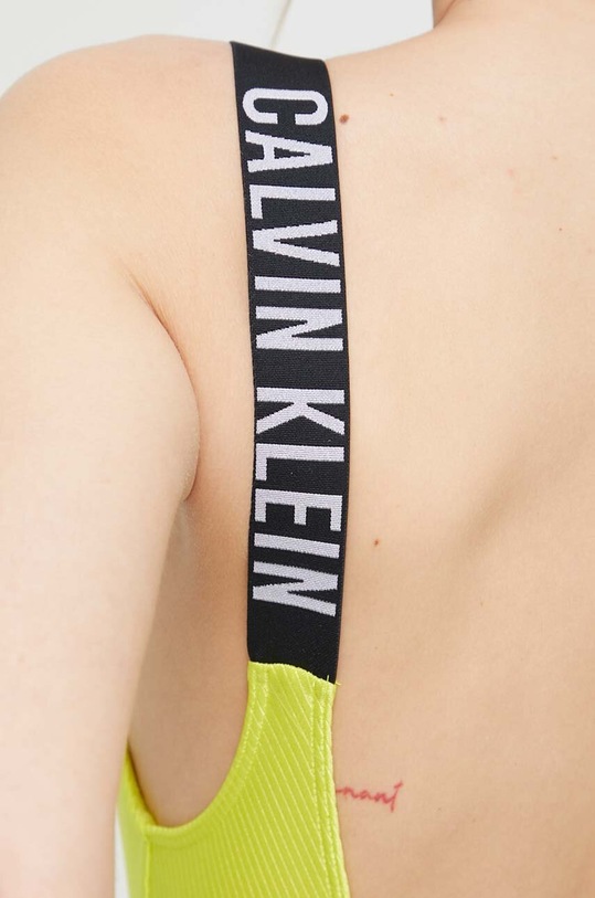 Jednodílné plavky Calvin Klein KW0KW01996.PPYX zelená