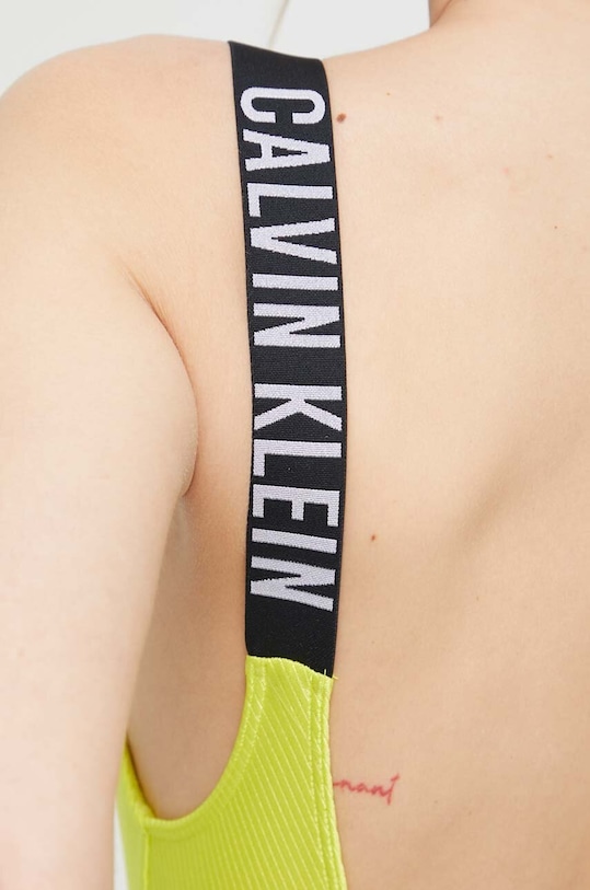 Jednodílné plavky Calvin Klein KW0KW01996.PPYX zelená