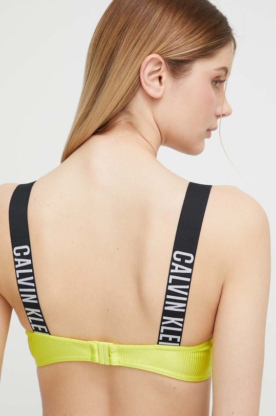 Calvin Klein biustonosz kąpielowy KW0KW01968.PPYX zielony SS23