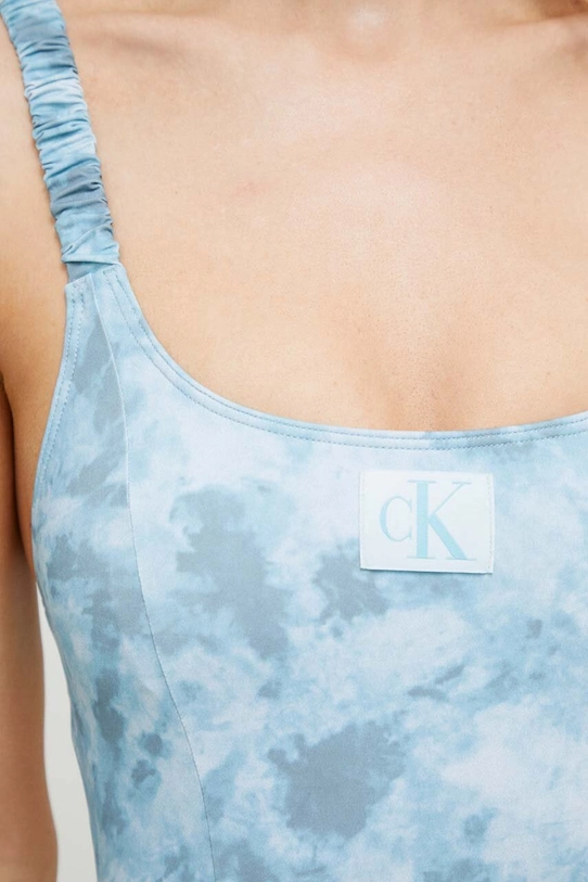 Jednodijelni kupaći kostim Calvin Klein KW0KW02127.PPYX plava