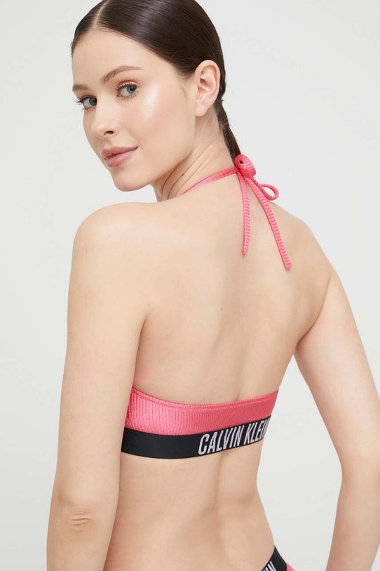 Plavková podprsenka Calvin Klein KW0KW02018.PPYX fialová SS23