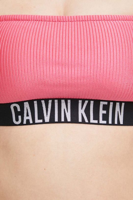 Plavková podprsenka Calvin Klein fialová KW0KW02018.PPYX