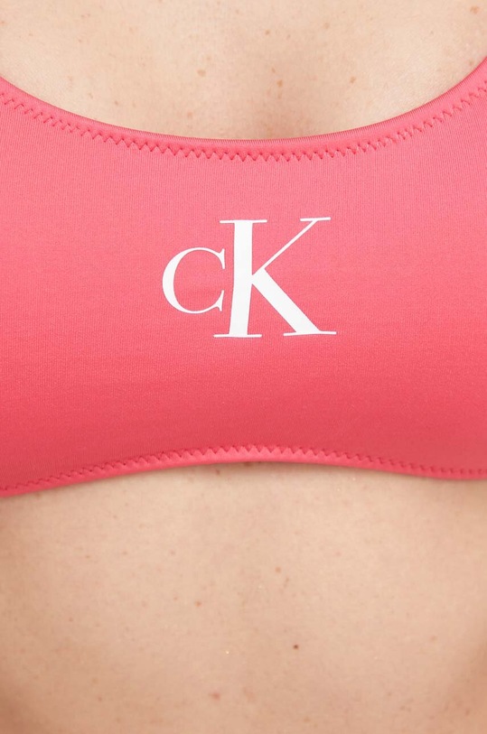 Plavková podprsenka Calvin Klein fialová KW0KW01971.PPYX