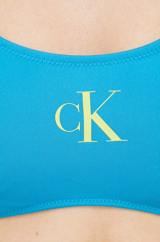 Calvin Klein biustonosz kąpielowy KW0KW01971.PPYX niebieski