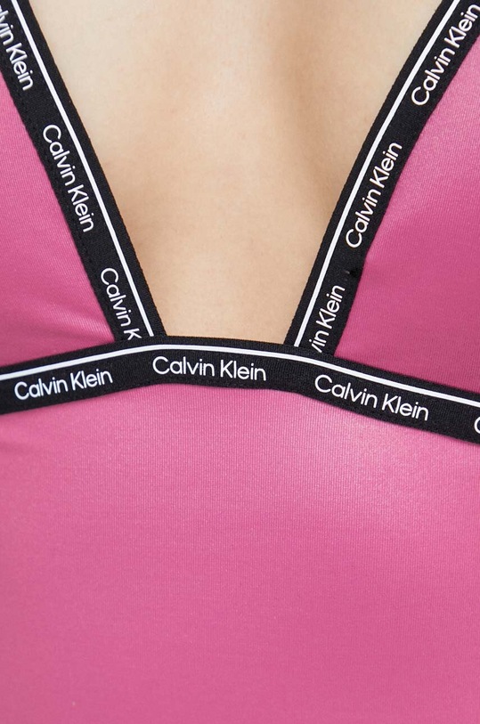 Calvin Klein jednoczęściowy strój kąpielowy KW0KW02075.PPYX fioletowy