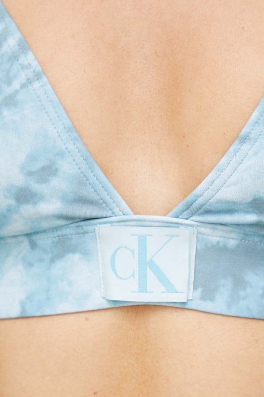 Kupaći grudnjak Calvin Klein plava KW0KW02121.PPYX