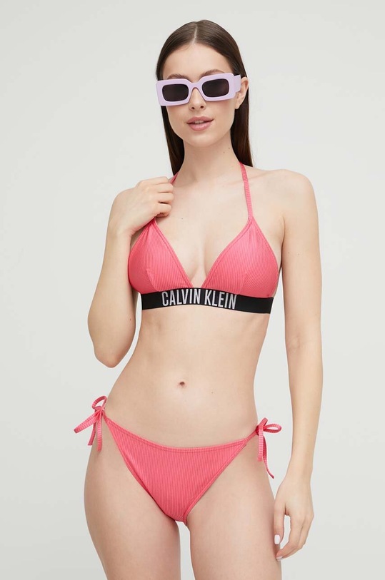 Odzież Calvin Klein biustonosz kąpielowy KW0KW01967.PPYX fioletowy
