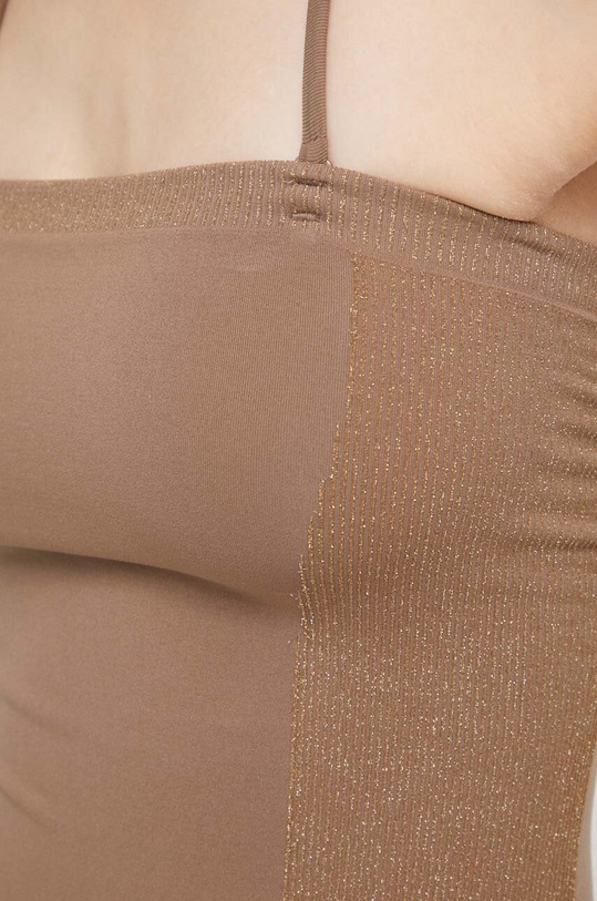 Jednodielne plavky Calvin Klein KW0KW02074.PPYX hnedá