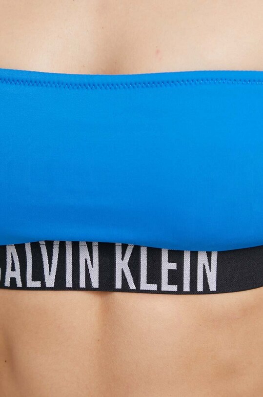 Odzież Calvin Klein biustonosz kąpielowy KW0KW01966.PPYX niebieski