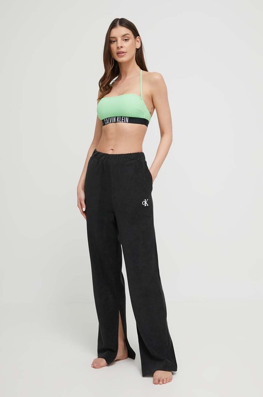 Oblečení Plavková podprsenka Calvin Klein KW0KW01966.PPYX zelená