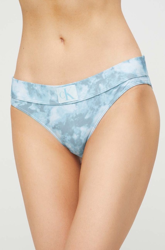 Calvin Klein figi kąpielowe dół niebieski KW0KW02124.PPYX