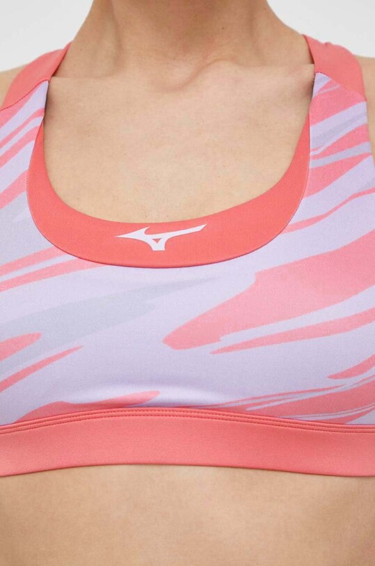 Športová podprsenka Mizuno Alpha Graphic J2GAA212 ružová