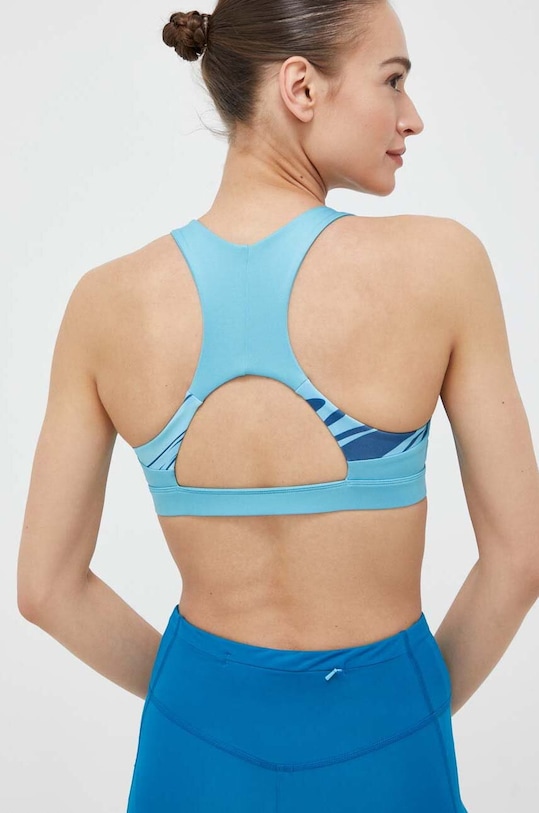 Одяг Спортивний бюстгальтер Mizuno Alpha Graphic J2GAA212 блакитний