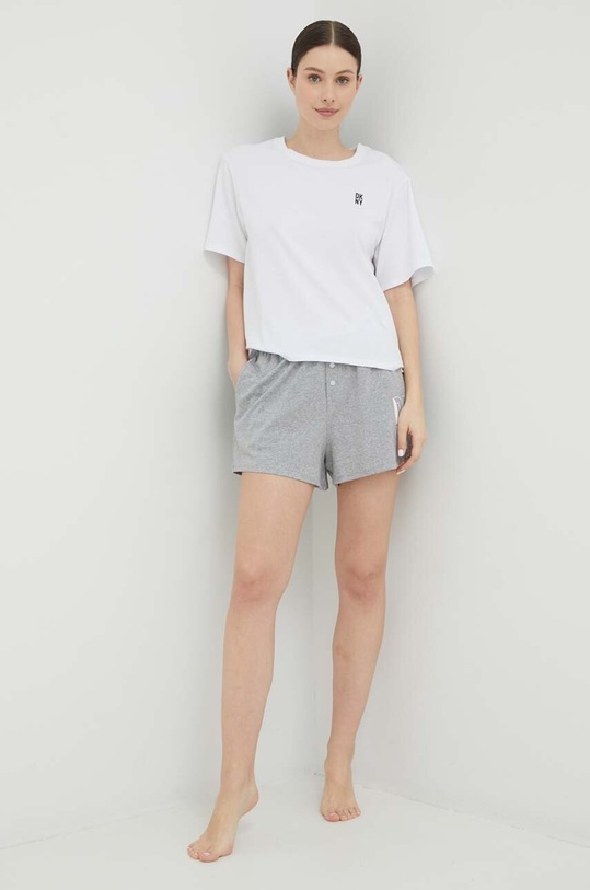 Dkny piżama dzianina szary YI2922635