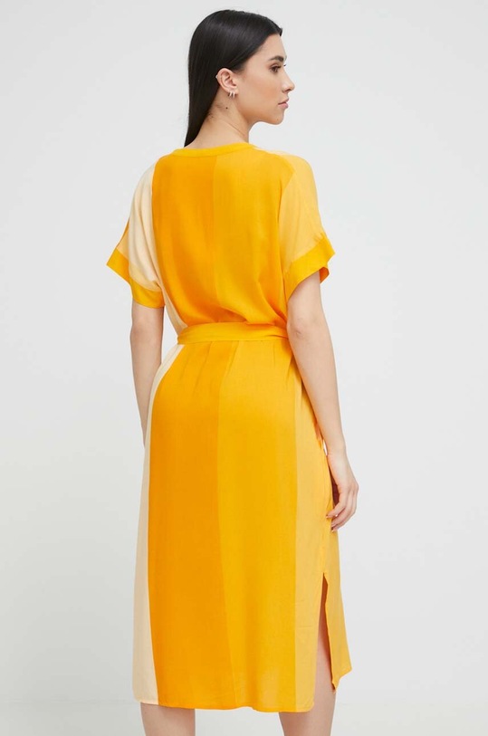 Dkny rochie de plajă YI2122657 portocaliu SS23