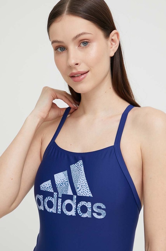 Îmbrăcăminte adidas Performance costum de baie dintr-o bucată Big Logo HR4416 albastru