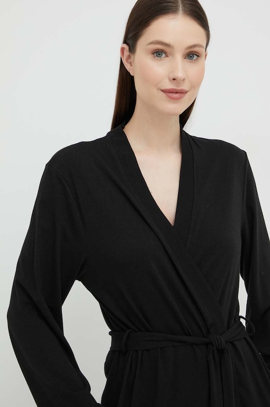 Dkny szlafrok czarny YI2122635