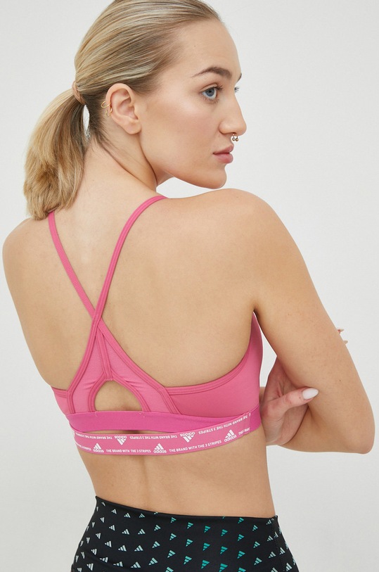 Oblečenie Podprsenka na jogu adidas Performance Aeroreact HS2980 ružová
