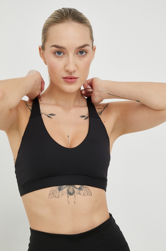adidas Performance biustonosz sportowy Dance bez fiszbinów czarny HS7265