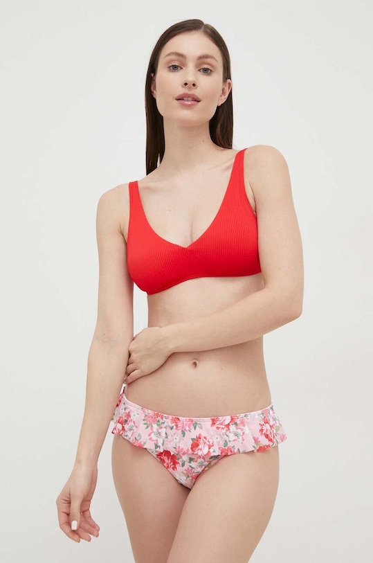 Hollister Co. biustonosz kąpielowy KI311.3258.502 czerwony SS23