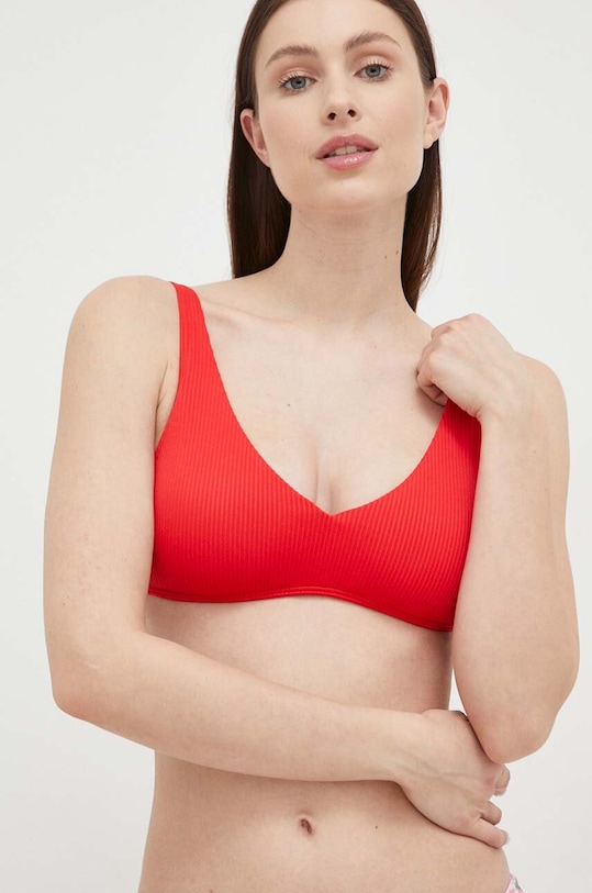 Hollister Co. biustonosz kąpielowy czerwony KI311.3258.502