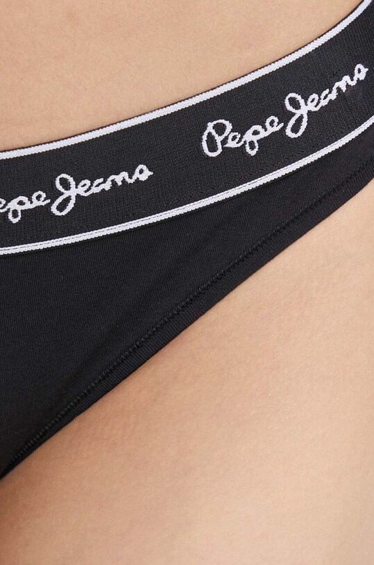 Pepe Jeans stringi czarny PLU10916.999