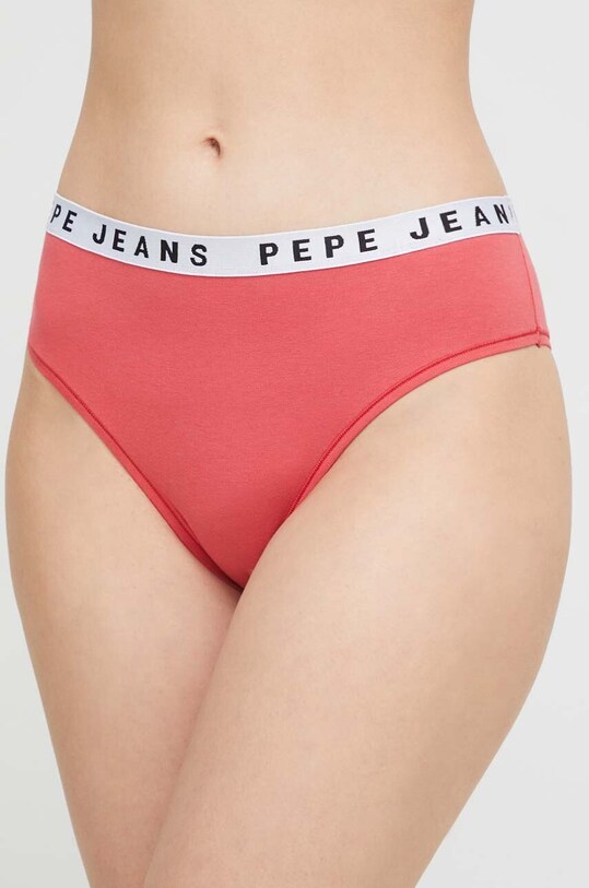 Бразиліани Pepe Jeans Solid Brazilian трикотаж червоний PLU10937.217
