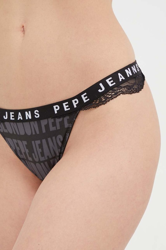 Στρινγκ Pepe Jeans PLU10948.999 μαύρο SS23