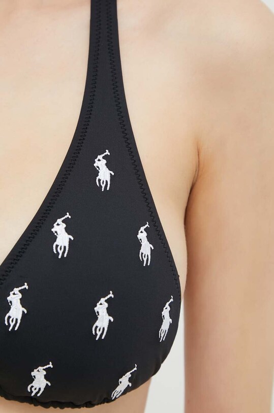 Bikini top Polo Ralph Lauren μαύρο 21254346