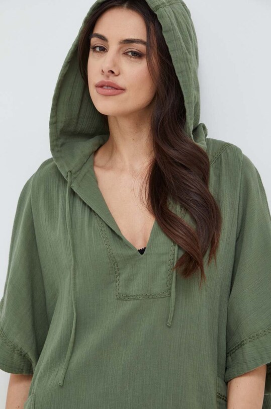 Бавовняне пляжне покривало Polo Ralph Lauren зелений 21381476