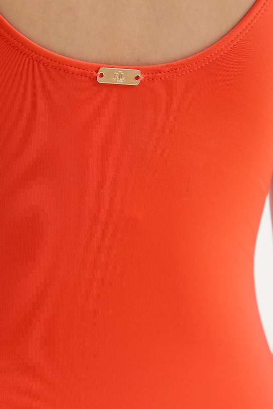 Lauren Ralph Lauren jednoczęściowy strój kąpielowy 20201016 pomarańczowy