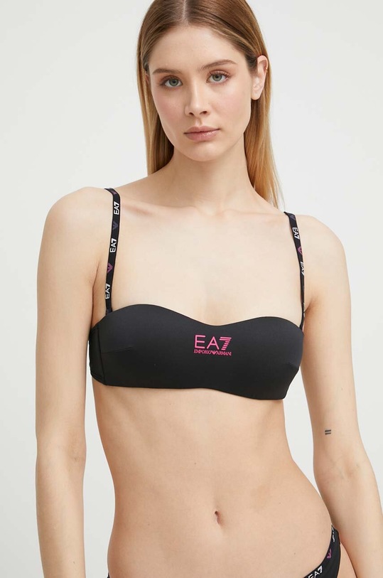 Odzież EA7 Emporio Armani dwuczęściowy strój kąpielowy 911104.3R437 czarny