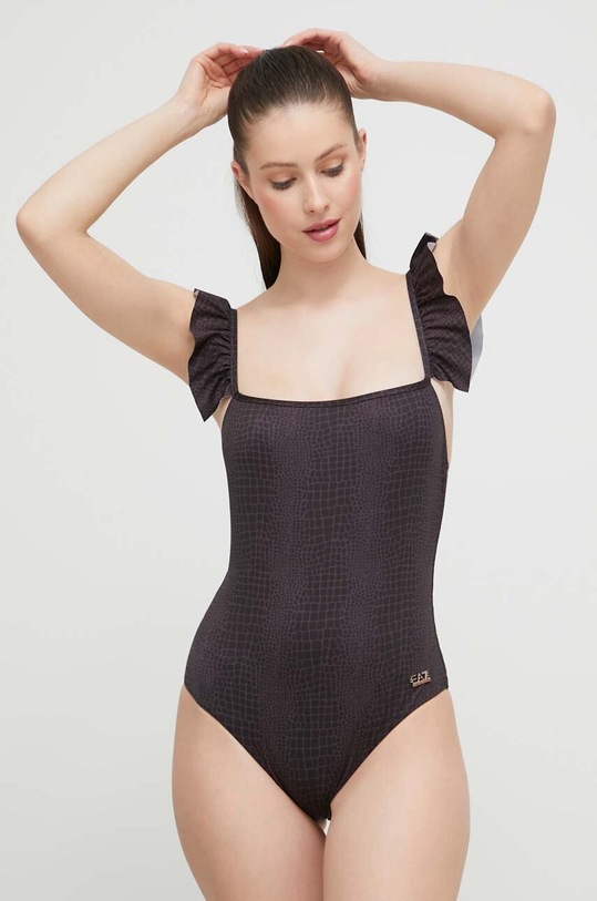 Odzież EA7 Emporio Armani jednoczęściowy strój kąpielowy 911161.3R414 czarny