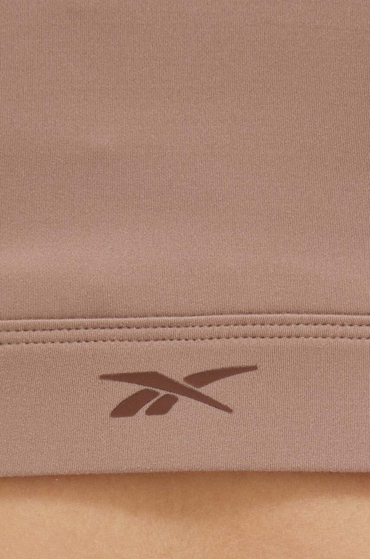 Reebok biustonosz do jogi Long Line HT6152 beżowy