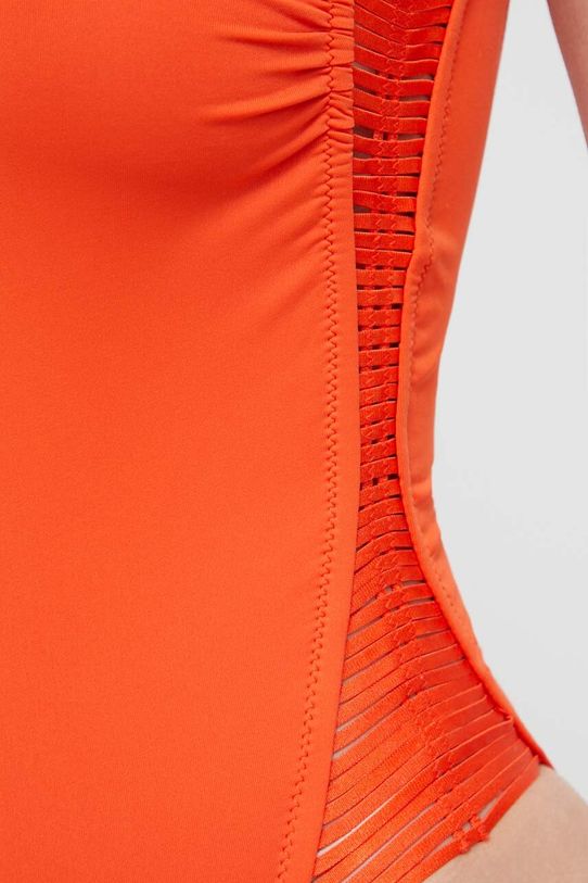 Twinset jednoczęściowy strój kąpielowy pomarańczowy 231TTM740
