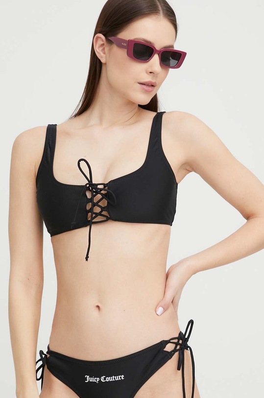 Odzież Juicy Couture dwuczęściowy strój kąpielowy JCITS123206.101 czarny