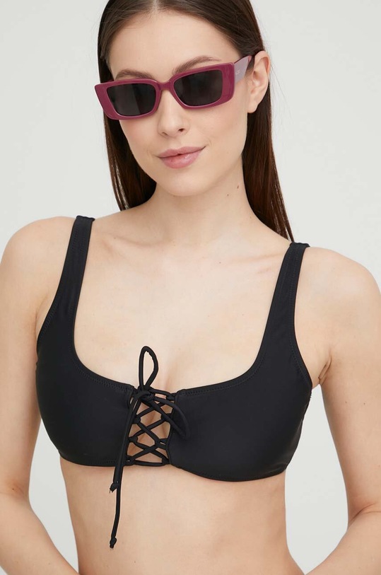 Juicy Couture dwuczęściowy strój kąpielowy czarny JCITS123206.101