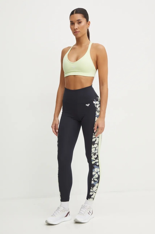 Športová podprsenka Roxy Heart Into It ERJKT03982 zelená AW24