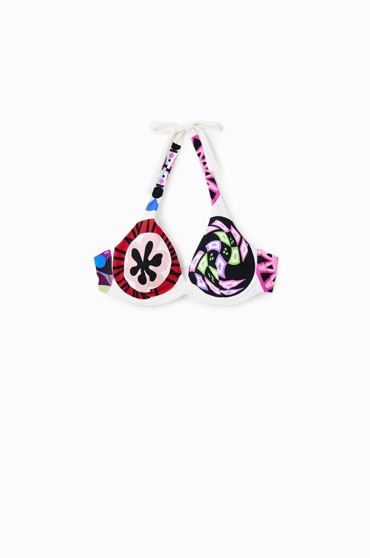 Plavková podprsenka Desigual 23SWMK03 bílá