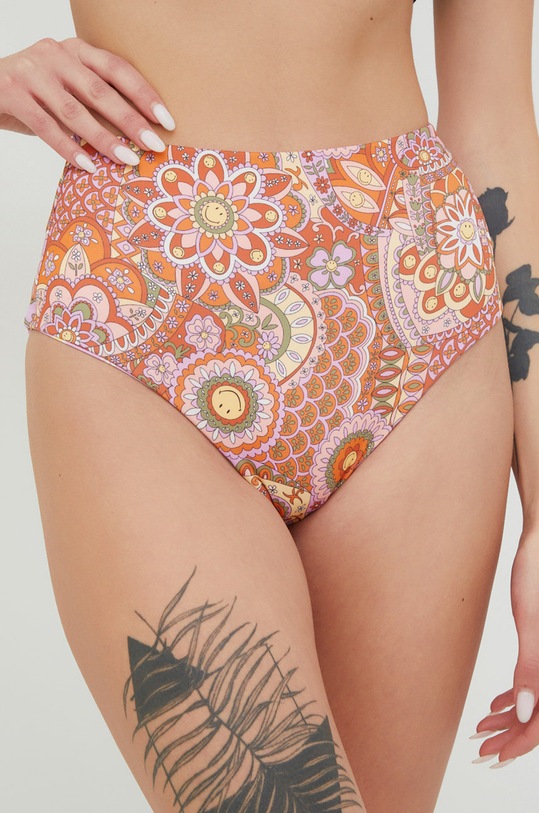 Billabong figi kąpielowe dwustronne X SMILEY wzorzyste multicolor ABJX400759