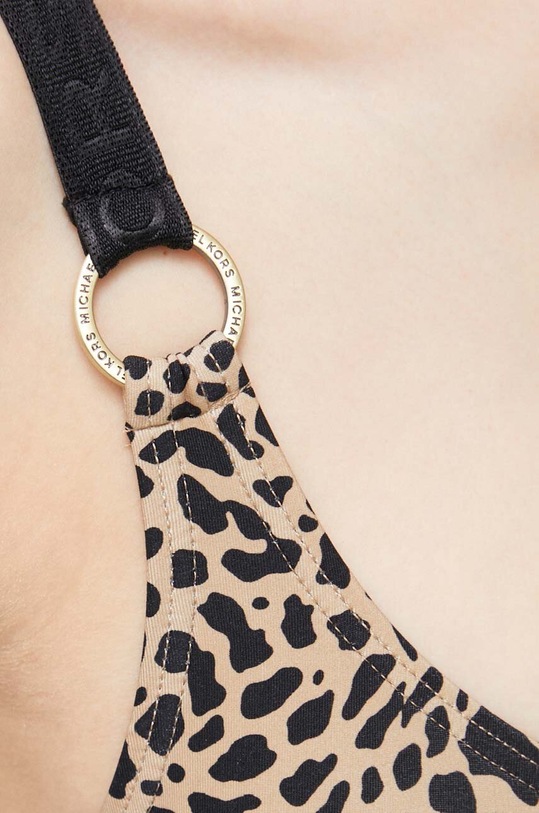 Jednodílné plavky MICHAEL Michael Kors MM3K604 hnědá