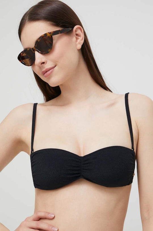 United Colors of Benetton bikini felső melltartó merevítő nélkül fekete 3UCJ5R02I.700