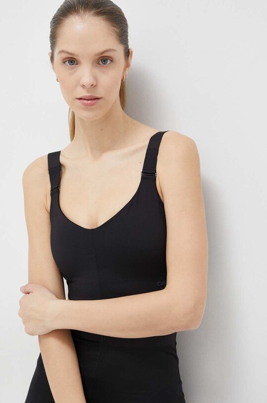 Спортивний бюстгальтер Calvin Klein Performance Essentials ущільнена чорний 00GWS3K111