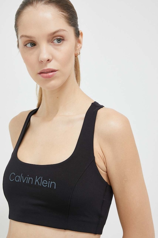 Calvin Klein Performance biustonosz sportowy Essentials czarny 00GWS3K119