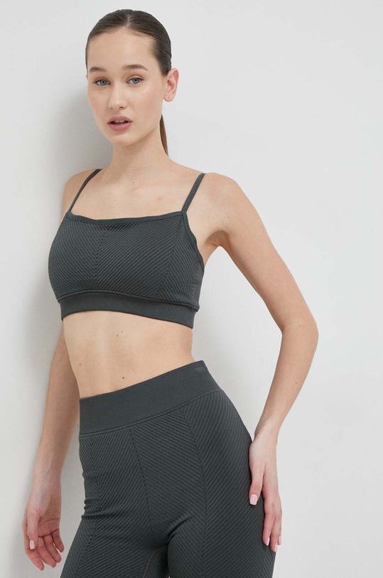 Odzież Calvin Klein Performance biustonosz sportowy Essentials 00GWS3K120 zielony