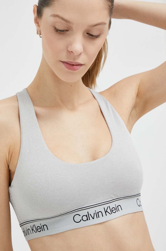 Calvin Klein Performance biustonosz sportowy CK Athletic szary 00GWS3K122