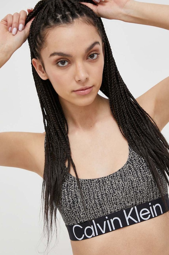 Sportovní podprsenka Calvin Klein Performance Effect jemně vyztužené černá 00GWS3K126