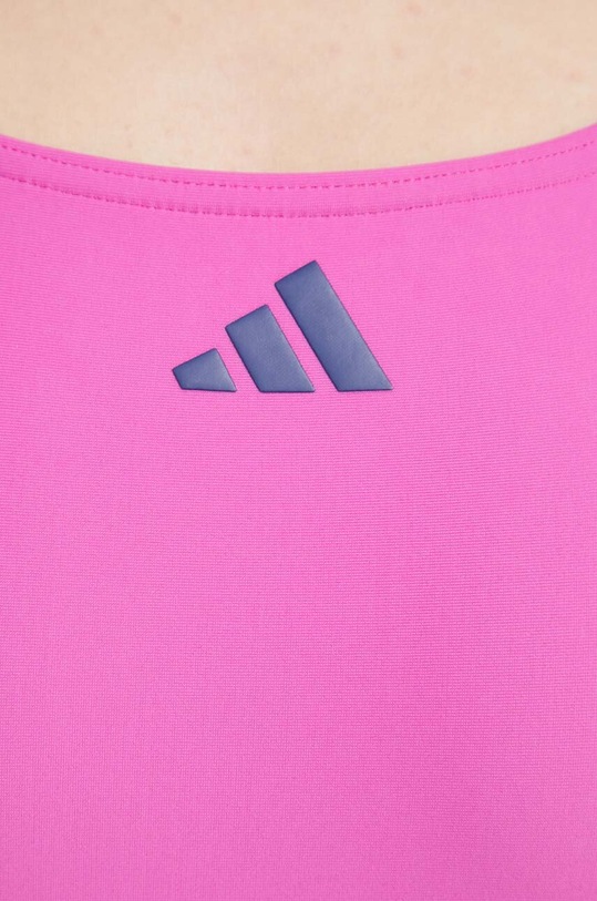 adidas Performance costum de baie dintr-o bucată Colorblock roz HR4371