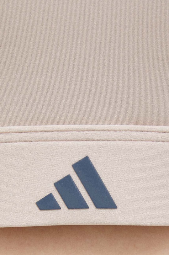 adidas Performance biustonosz sportowy Tailored Impact Luxe HS2907 beżowy